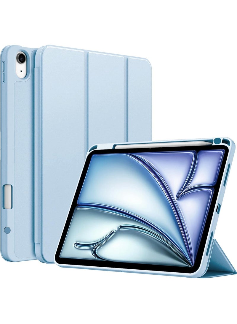 Case for iPad Air 11 Inch 2025 M3/2024 M2/Air 7 6 5 4 Generation (2025/2024/2022/2020) 10.9 Inch with Pencil Holder, Smart Stand Cover, Supports Apple Pencil Charging, Auto Wake/Sleep - Image 1